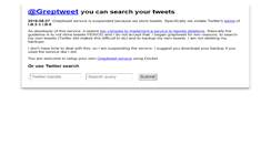 Desktop Screenshot of greptweet.com
