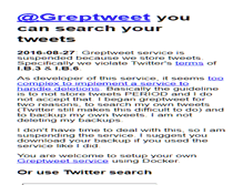 Tablet Screenshot of greptweet.com